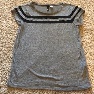 T-shirt with Mesh Accents